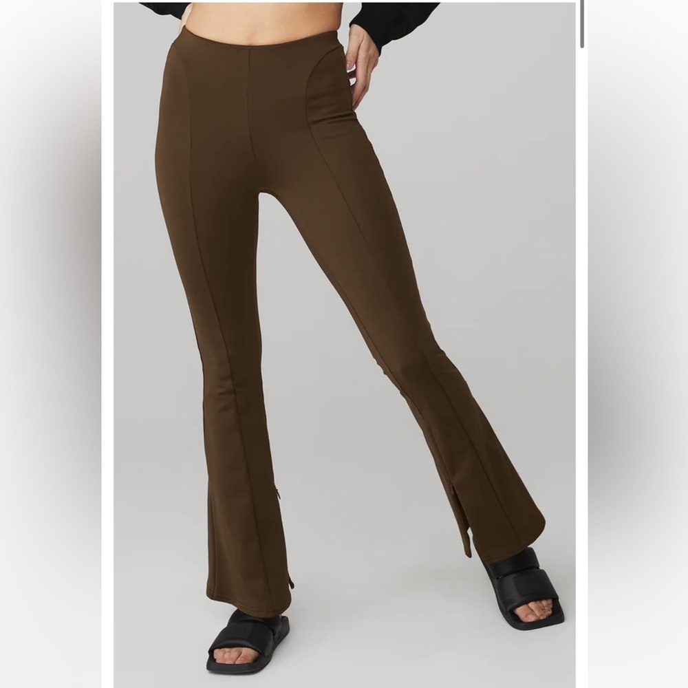 Alo High-Waist 7/8 Zip It Flare Legging